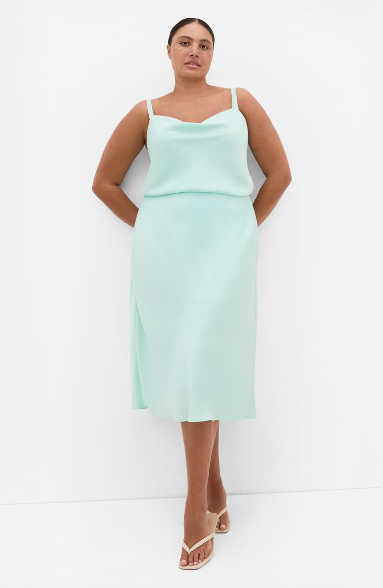 City Chic Miranda A-Line Midi Skirt, Alternate, color,