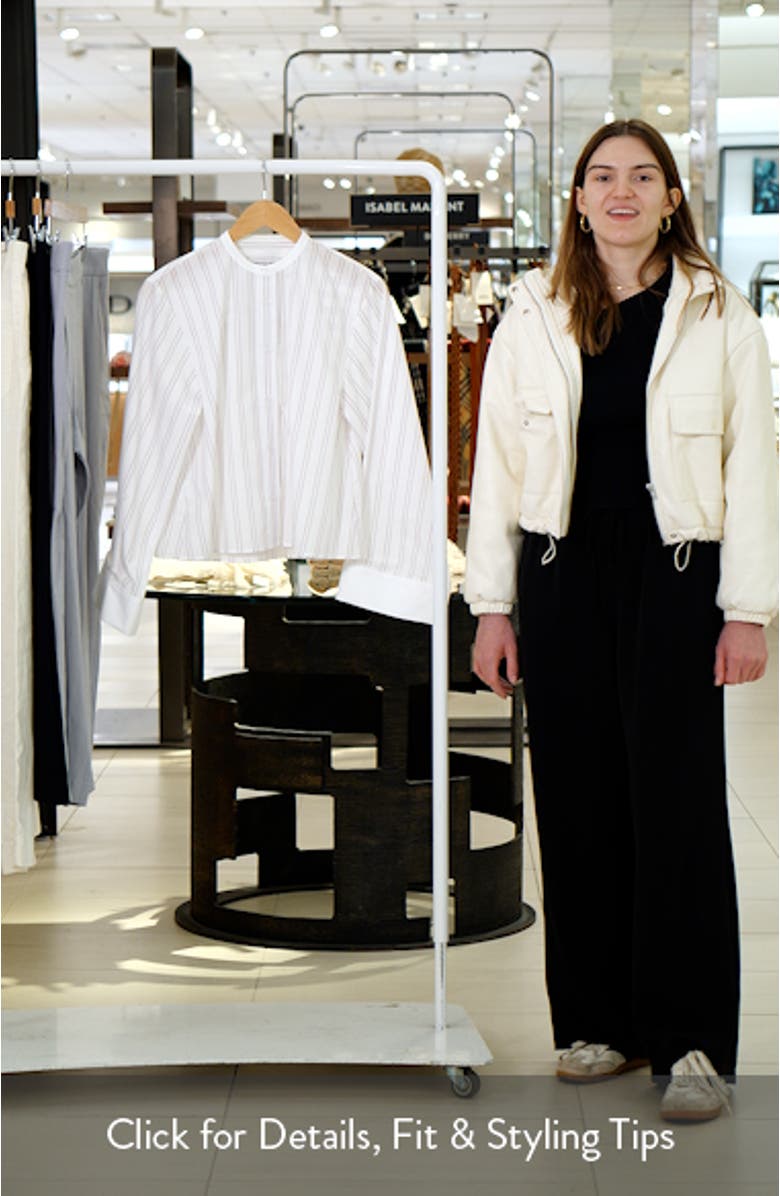 The Beau Stripe Button-Up Shirt, sales video thumbnail