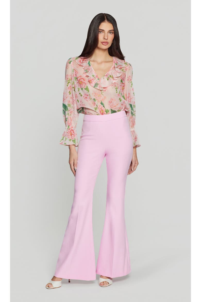 Jada Floral Georgette Blouse, Alternate, color, pink, Floral
