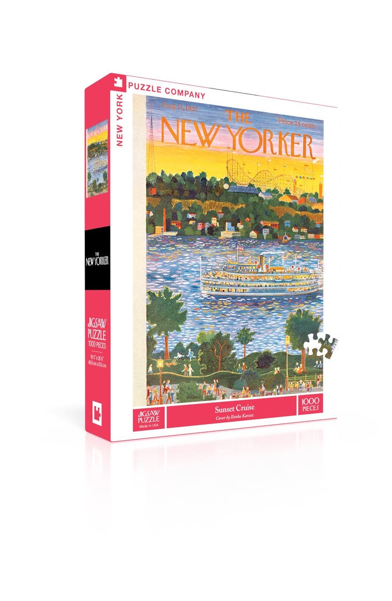 NEW YORK PUZZLE COMPANY Sunset Cruise 1000 Piece Puzzle, Alternate, color, NO COLOR