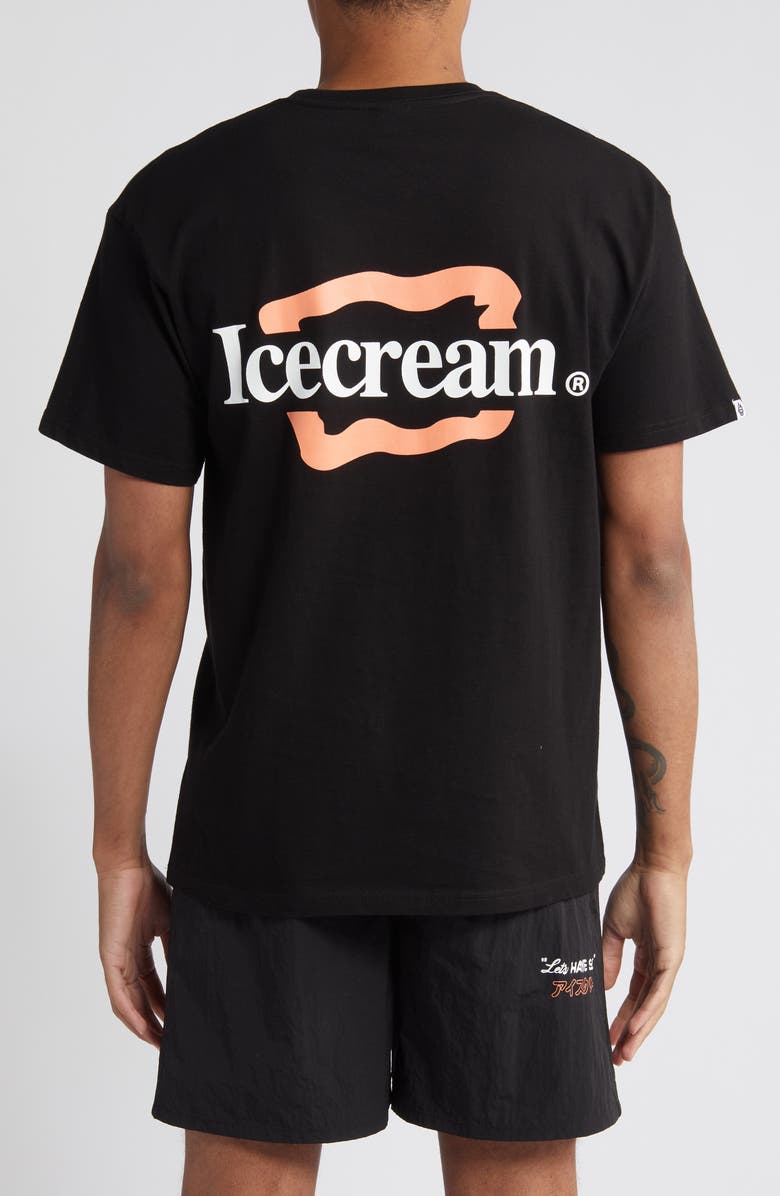 ICECREAM Logo Cotton Graphic T-Shirt, Alternate, color, 