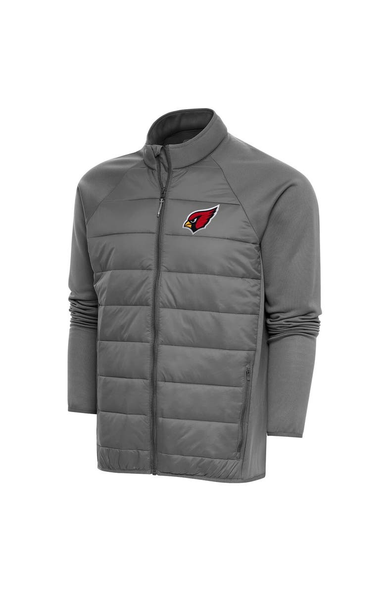 ANTIGUA Men's Antigua  Steel Arizona Cardinals Altitude Full-Zip Jacket, Main, color, 