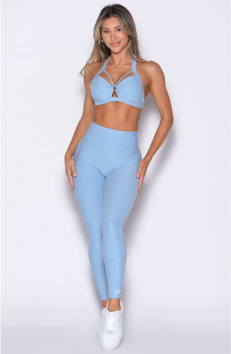 Bombshell Sportswear Iron Edge Bra, Alternate, color, Blue Mist