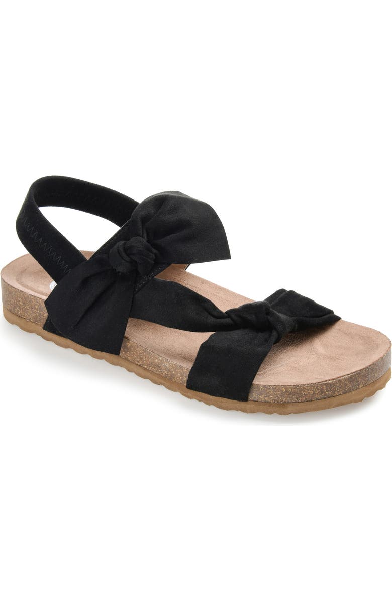 Journee Collection JOURNEE Xanndra Knotted Slingback Sandal, Main, color,