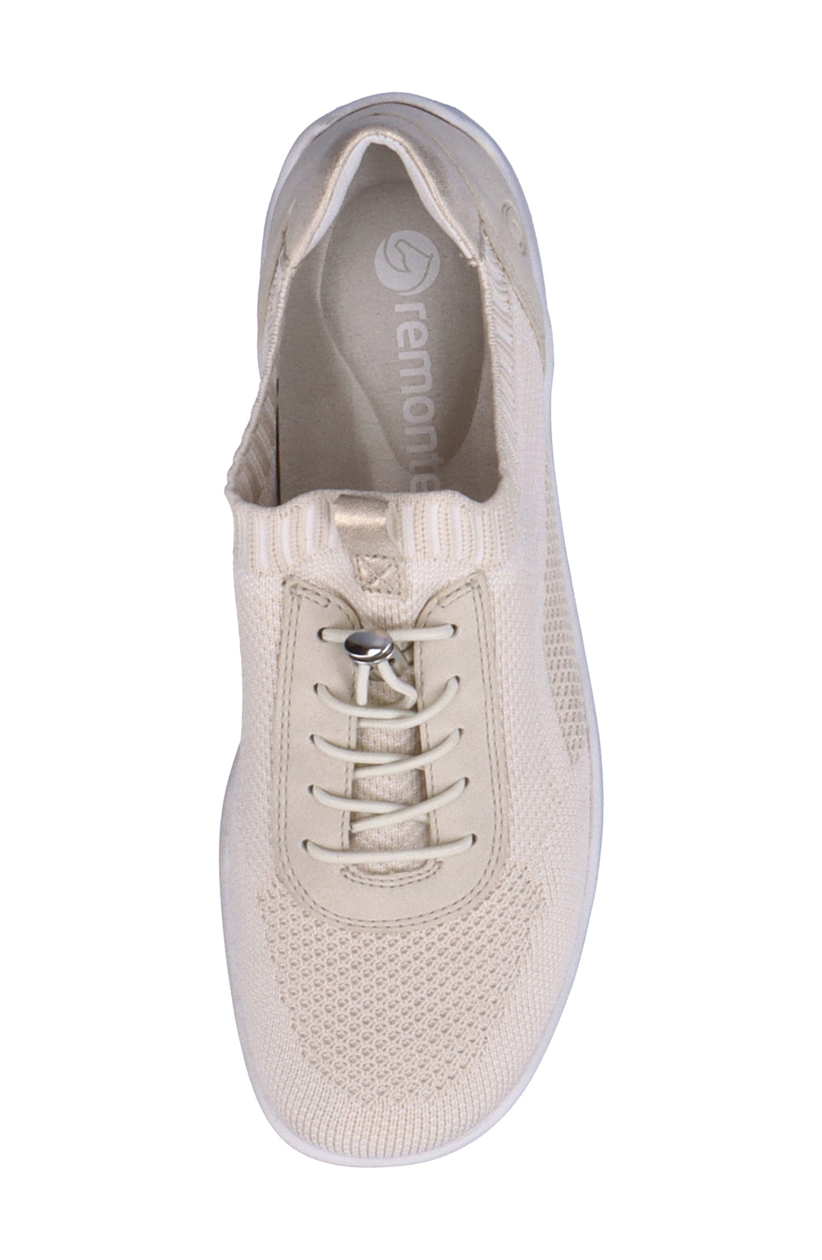 REMONTE Liv 18 Knit Sneaker, Alternate, color, Vanilla-Weiss/ Crema/ Muschel