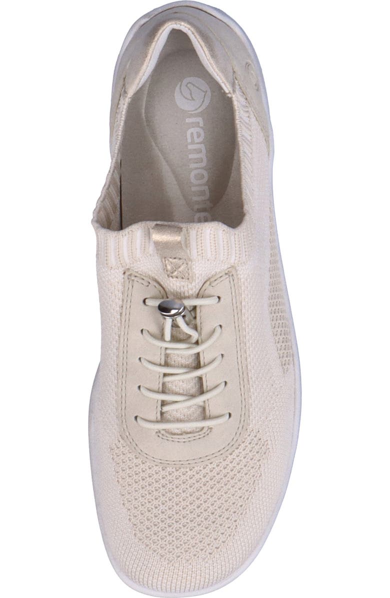 REMONTE Liv 18 Knit Sneaker, Alternate, color, Vanilla-Weiss/ Crema/ Muschel