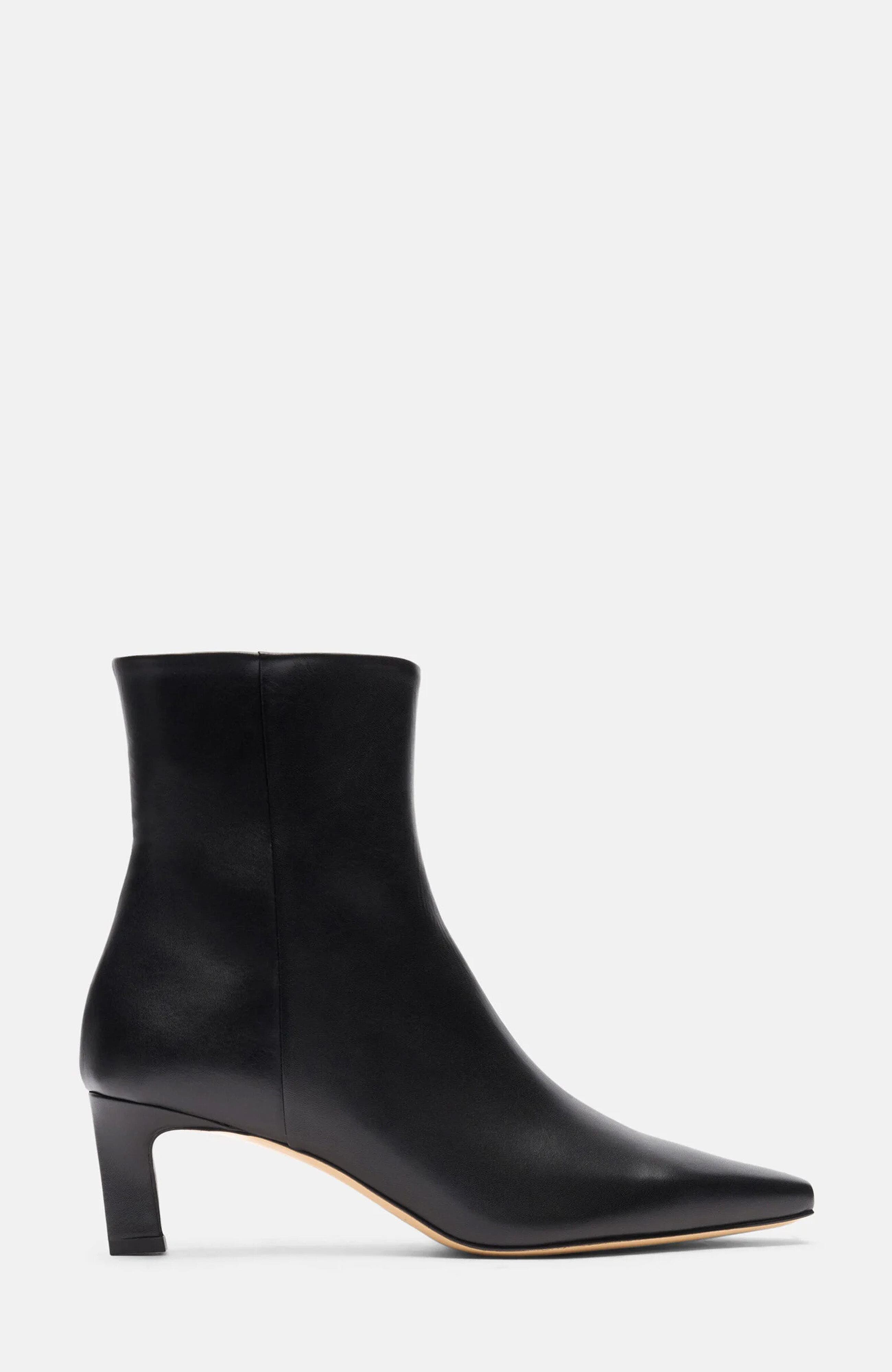SCAROSSO Kitty Ankle Boots, Alternate, color, Black - Calf