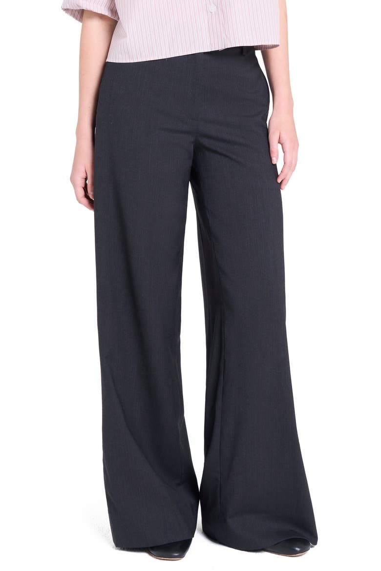 Downing Wide Leg Pants, Main, color, CHARCOAL