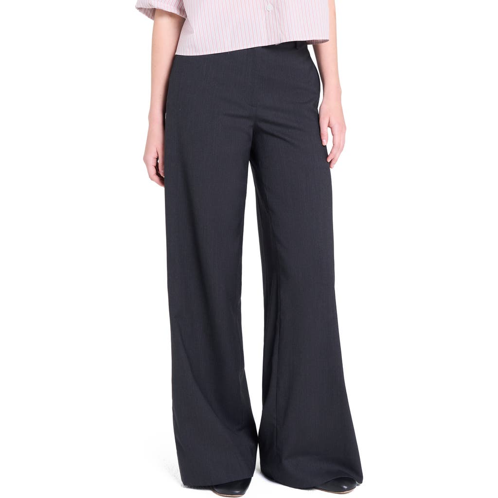 Twp Downing Wide Leg Pants In Black