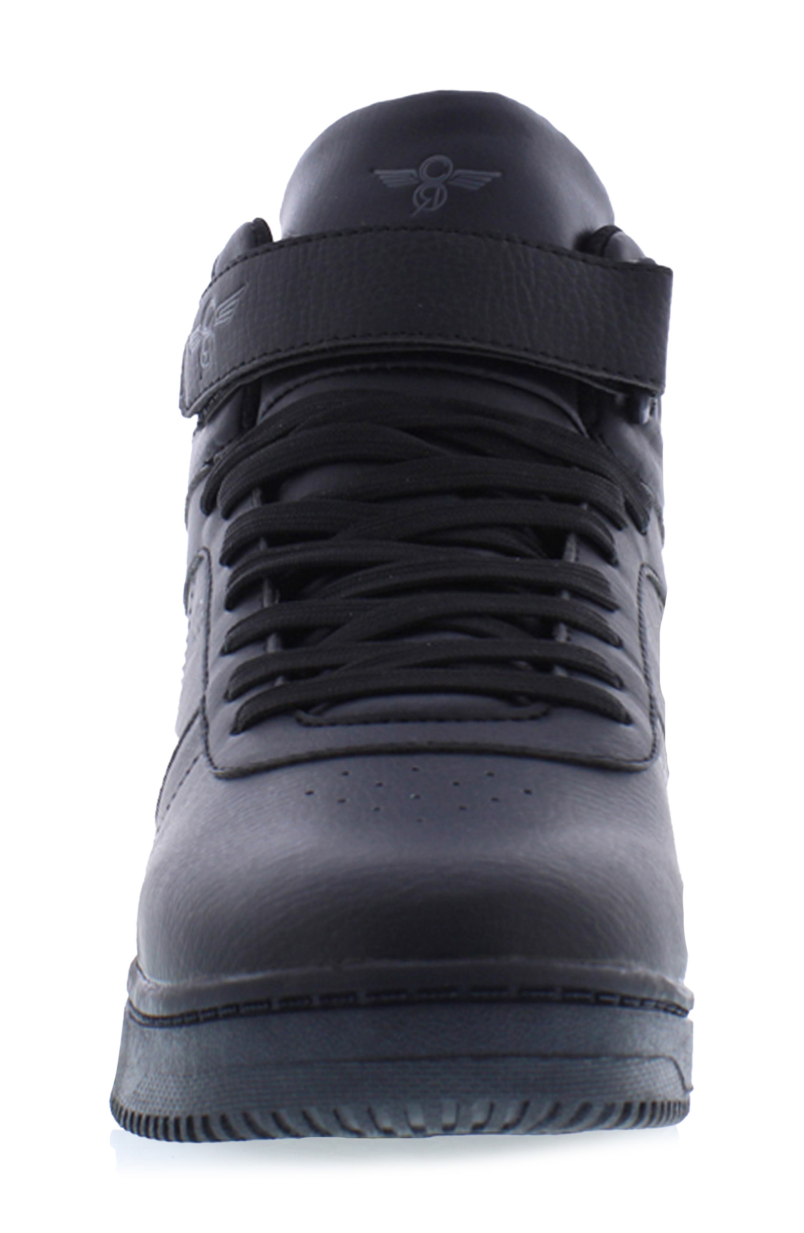 Centro VC High Top Sneaker, Alternate, color, BLACK/BLACK