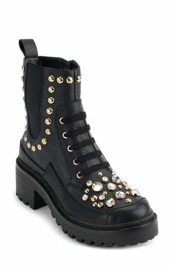 KARL LAGERFELD PARIS Breck Studded Bootie