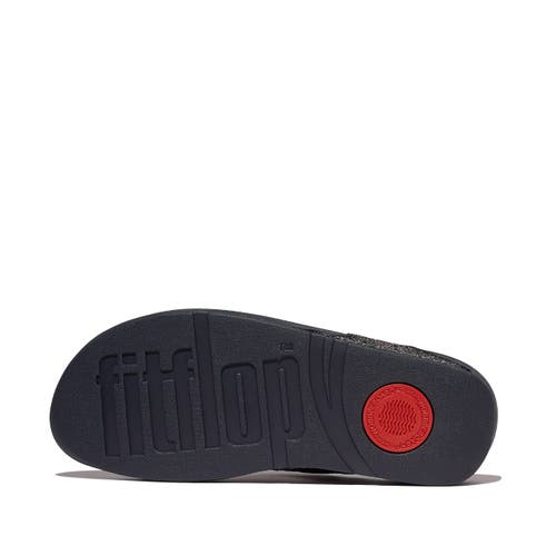 Fitflop Lulu Multi Tonal Glitter Toe Post Sandals In Blue