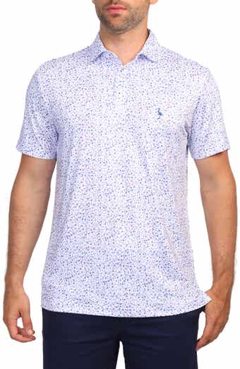 TailorByrd Ditzy Floral Print Performance Polo