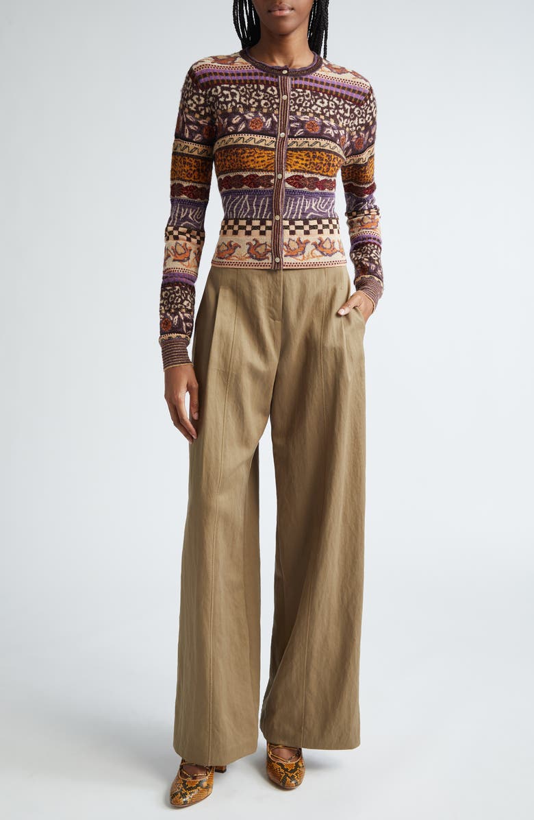 Ulla Johnson Liza Stripe Cardigan, Alternate, color,