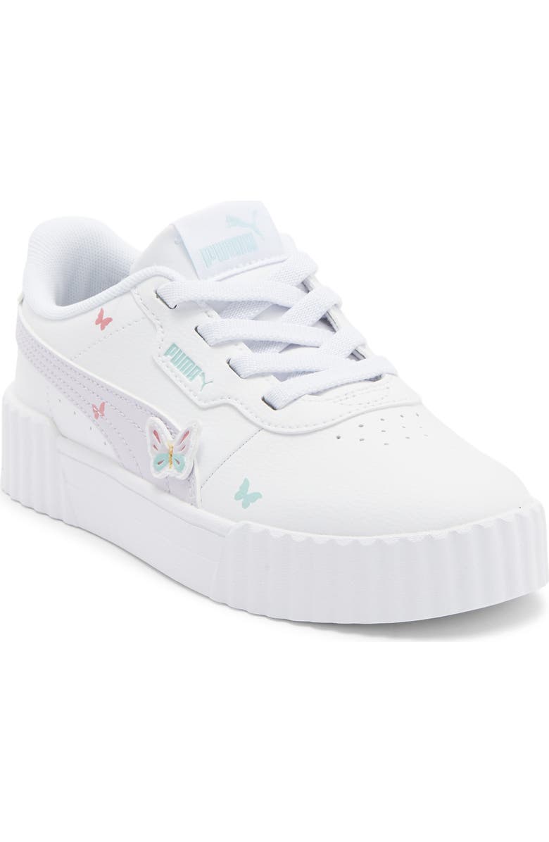PUMA Kids' Carina 3.0 Sneaker, Main, color, White