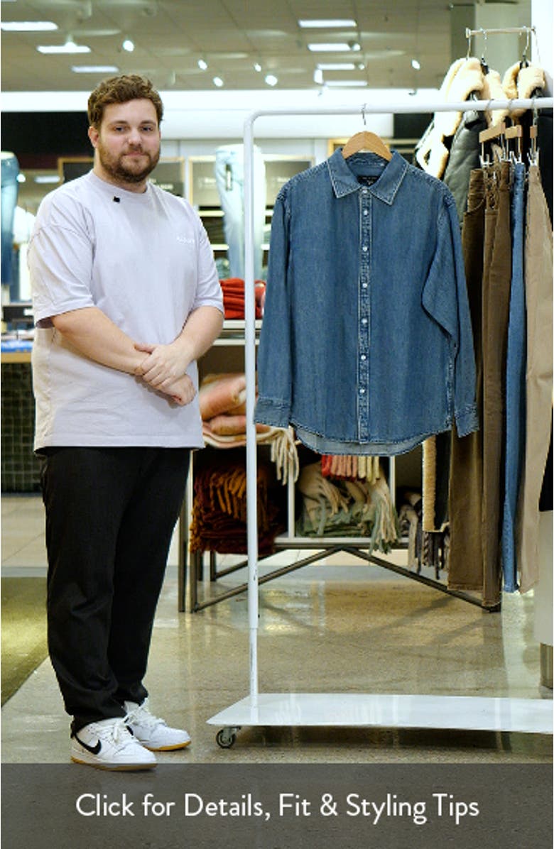 Matthew Denim Button-Up Shirt, sales video thumbnail