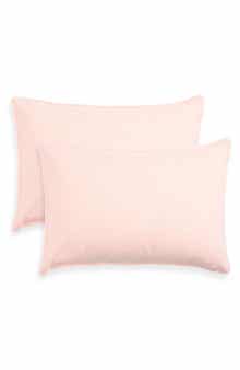 Kassatex Set of 2 Stripe Cotton Seersucker Shams