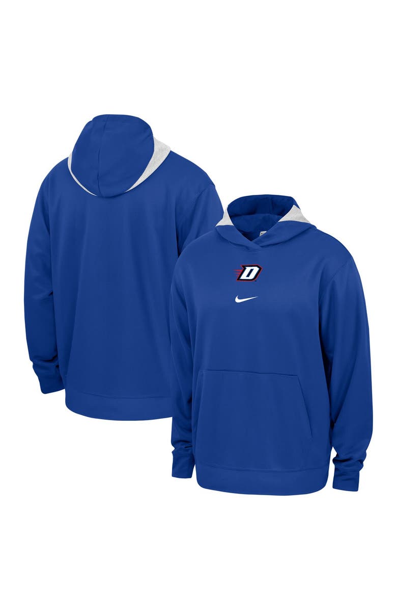 Nike Men's Nike Royal DePaul Blue Demons Basketball Spotlight Performance Pullover Hoodie, Alternate, color, Royal