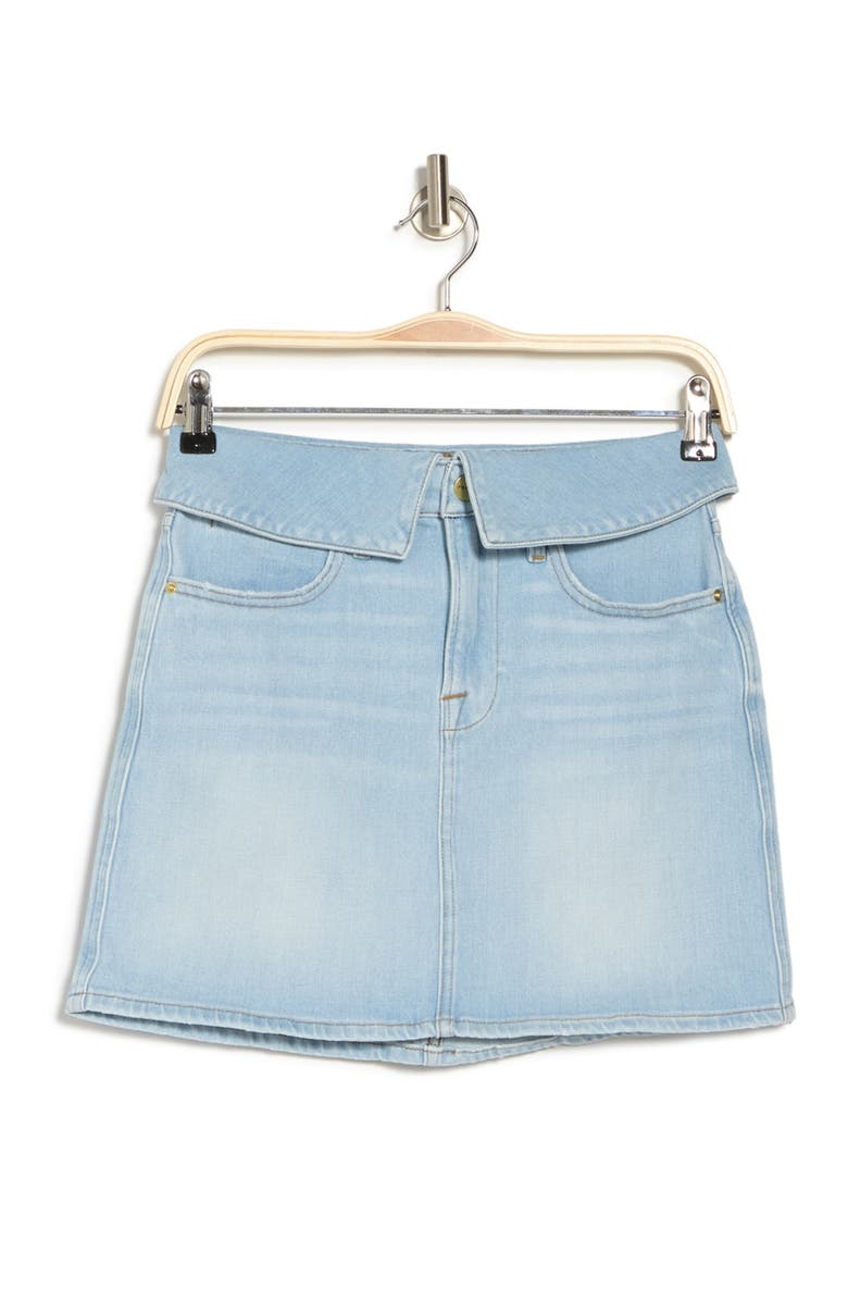 FRAME Le High Mini Fold Over Skirt, Main, color,