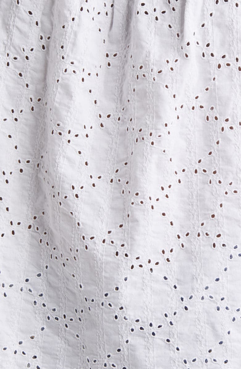 & Other Stories Puff Sleeve Cotton Eyelet Top, Alternate, color,