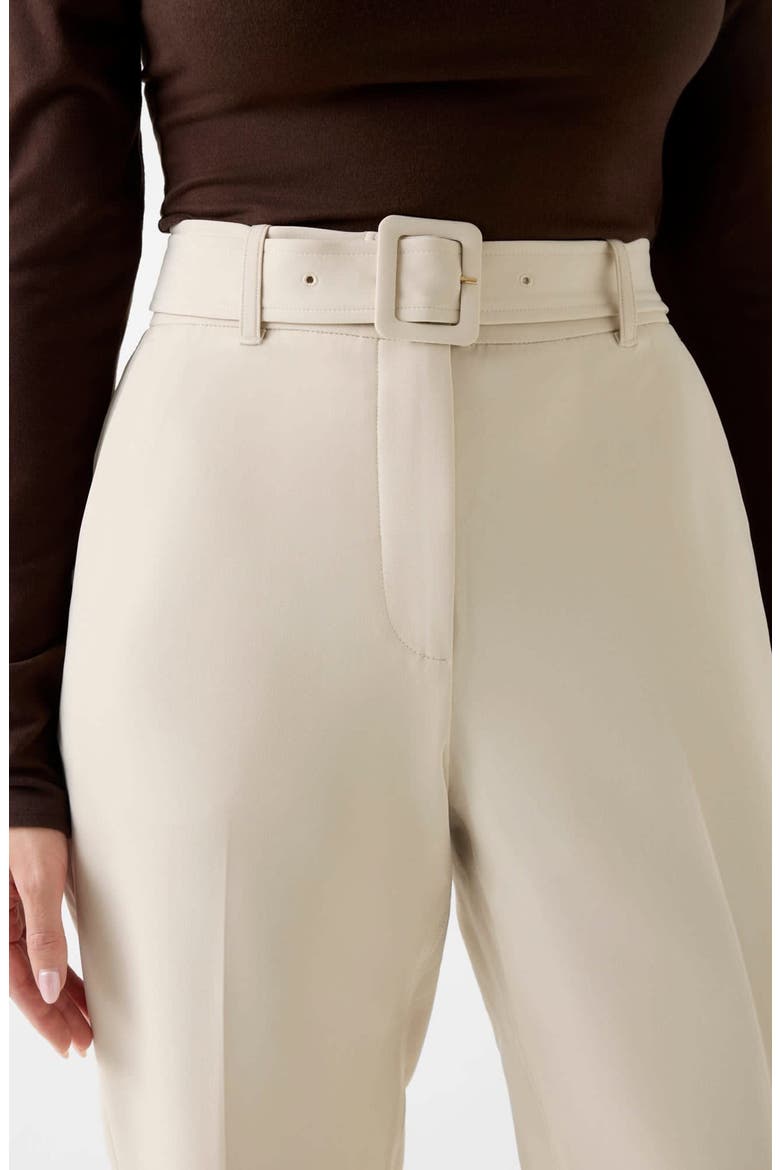 Leila Belted Straight Leg Pants, Alternate, color, MEDIUM