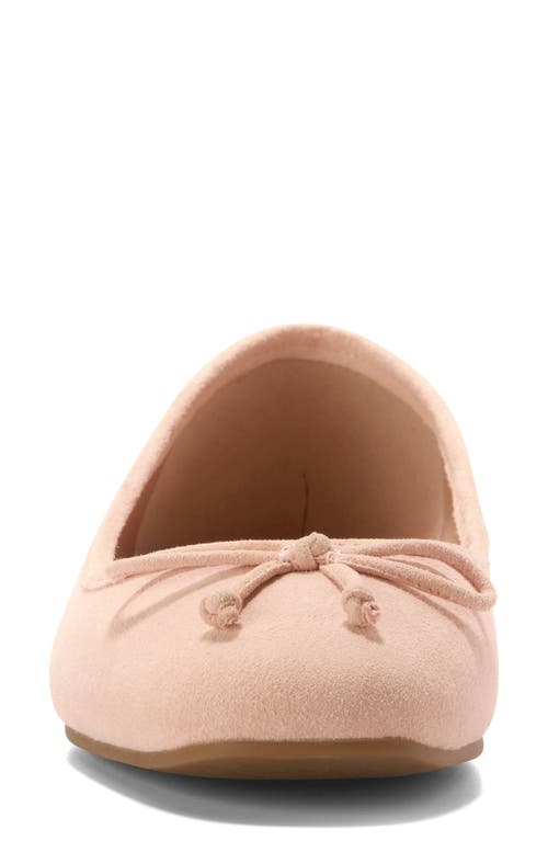 Cole Haan Yara Ballet Flat In Cameo Rose Suede