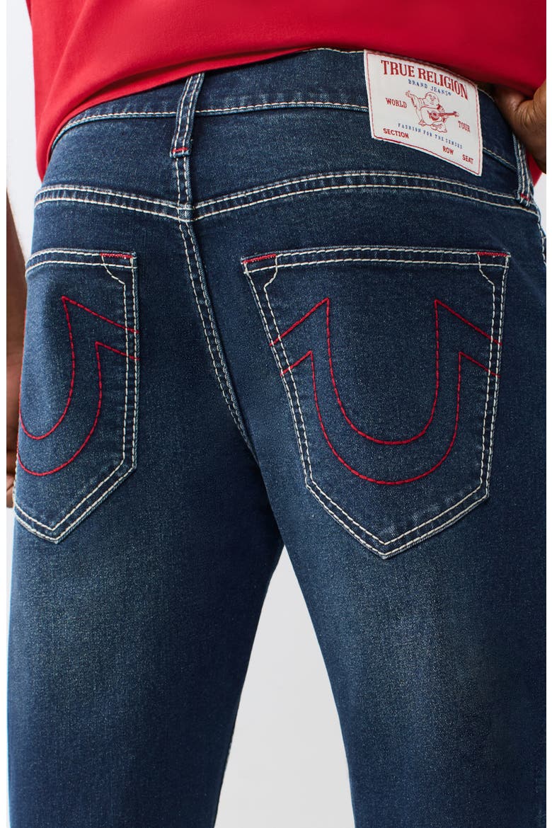 Geno Big T Slim Fit Jeans, Alternate, color, DARK HAWKS EYE