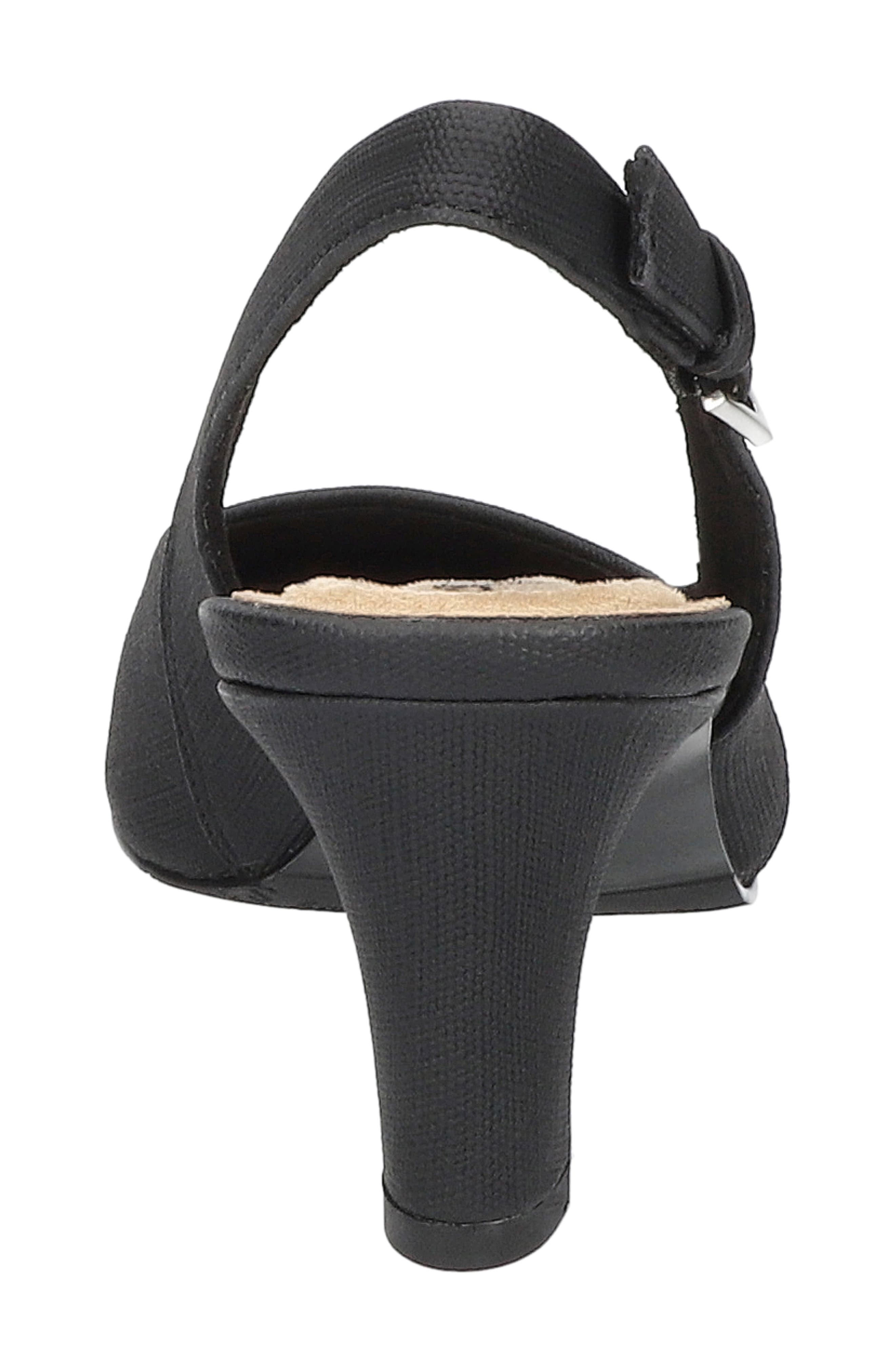 EASY STREET Ritsa Slingback Pump, Alternate, color, Black Linen