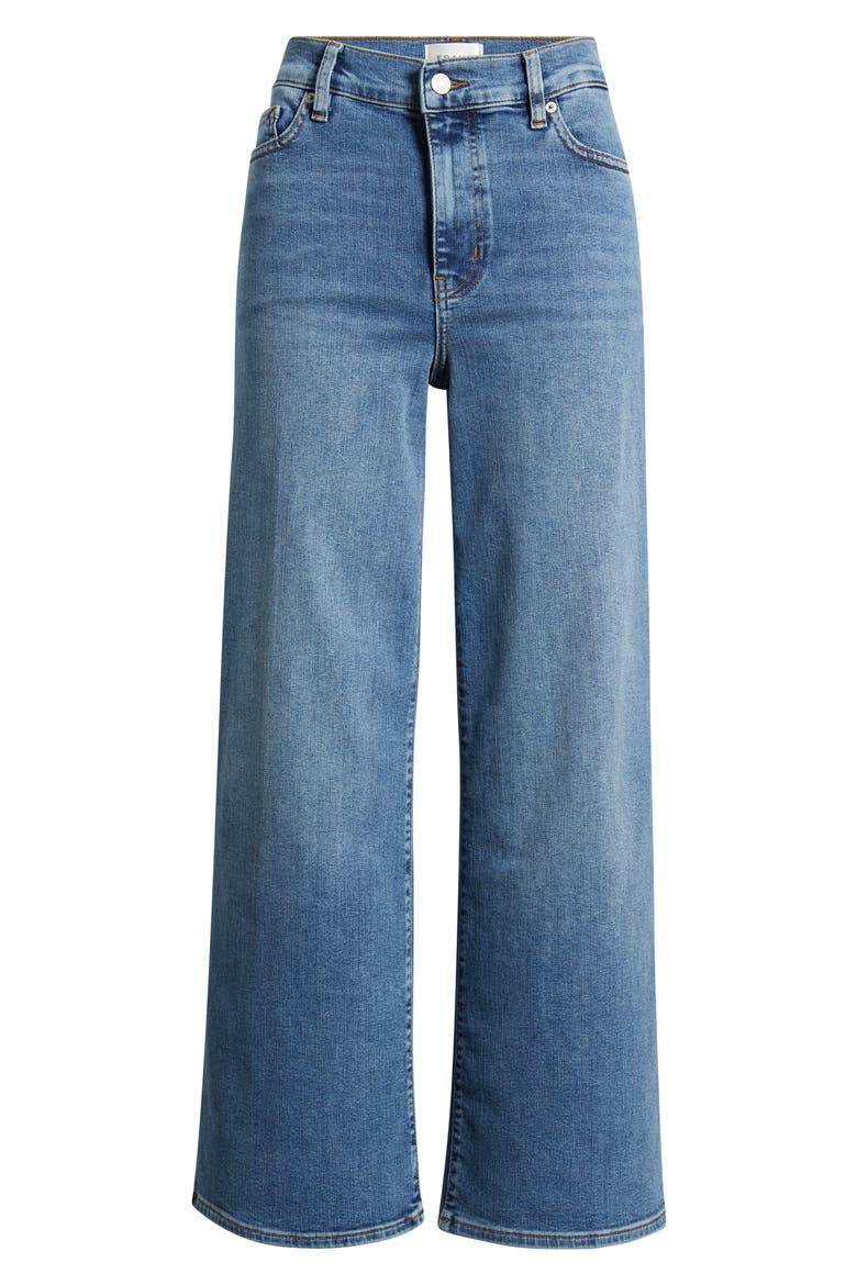 Le Pixie High Waist Slim Palazzo Jeans, Alternate, color, GOSSAMER