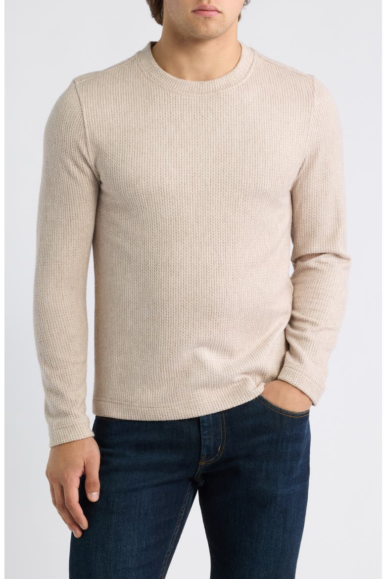 Weaver Crewneck Sweater, Main, color, OATMEAL