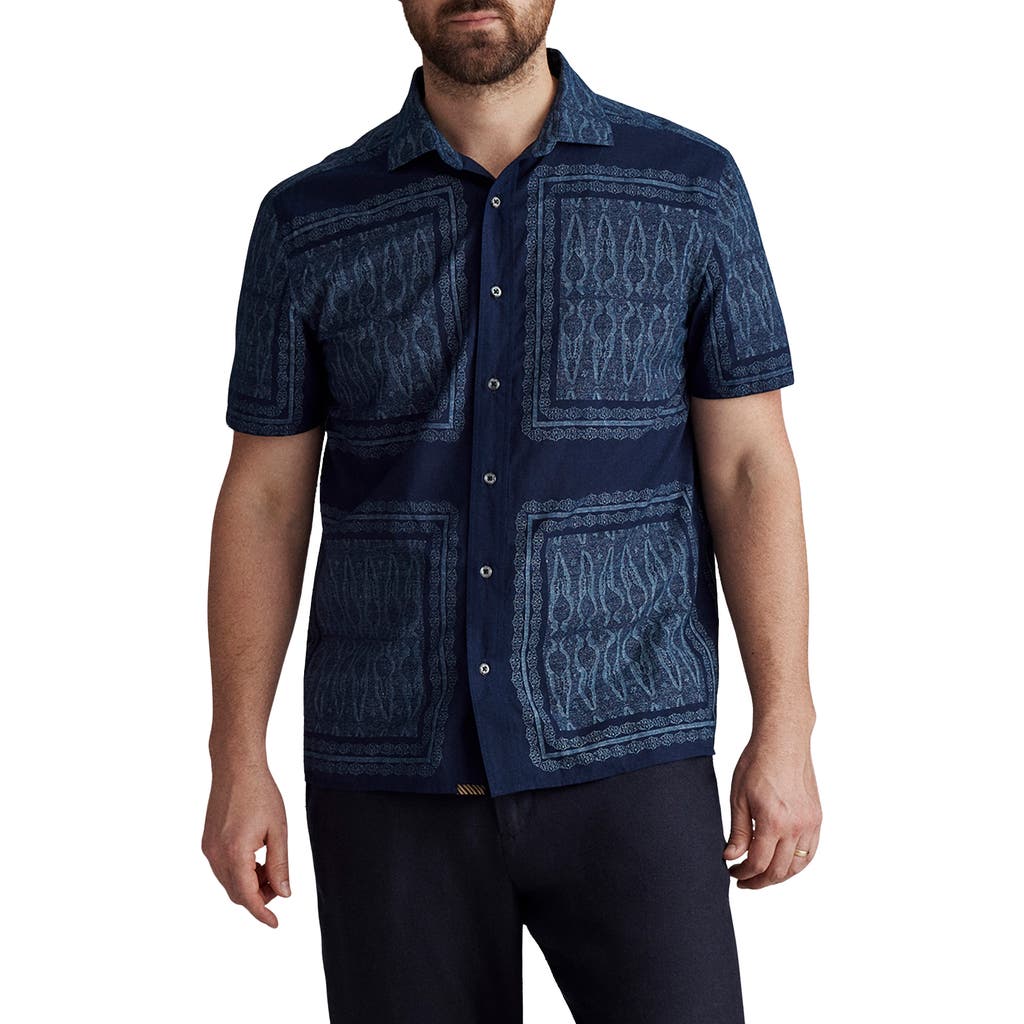 Billy Reid 'john T' Standard Fit Dobby Sport Shirt In Brown