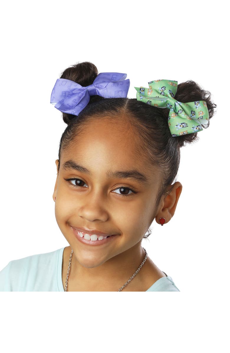 BLUEY Hair Bows 7-Piece Set Bluey Accessories, Alternate, color, Multicolored
