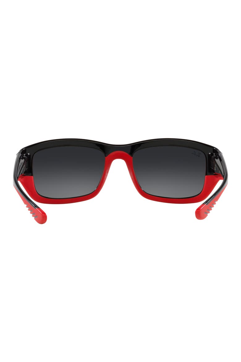 59mm Mirrored Square Sunglasses, Alternate, color, GREY MIRROR