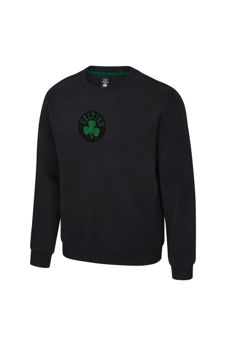 Stadium Essentials Unisex Stadium Essentials Black Boston Celtics Club Level Chenille Sweatshirt, Alternate, color, Black
