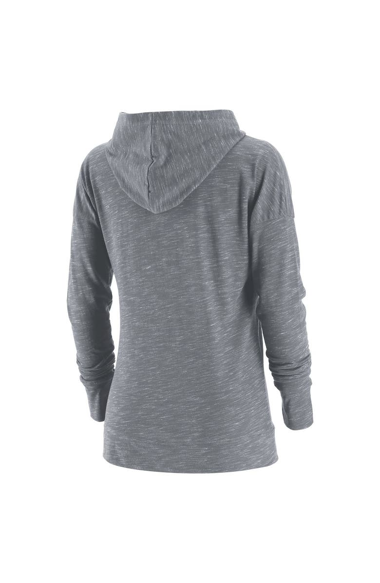 ADPRO Sports Women's Heather Gray Colorado Mammoth Primary Logo Full-Zip Hoodie, Alternate, color, Heather Gray