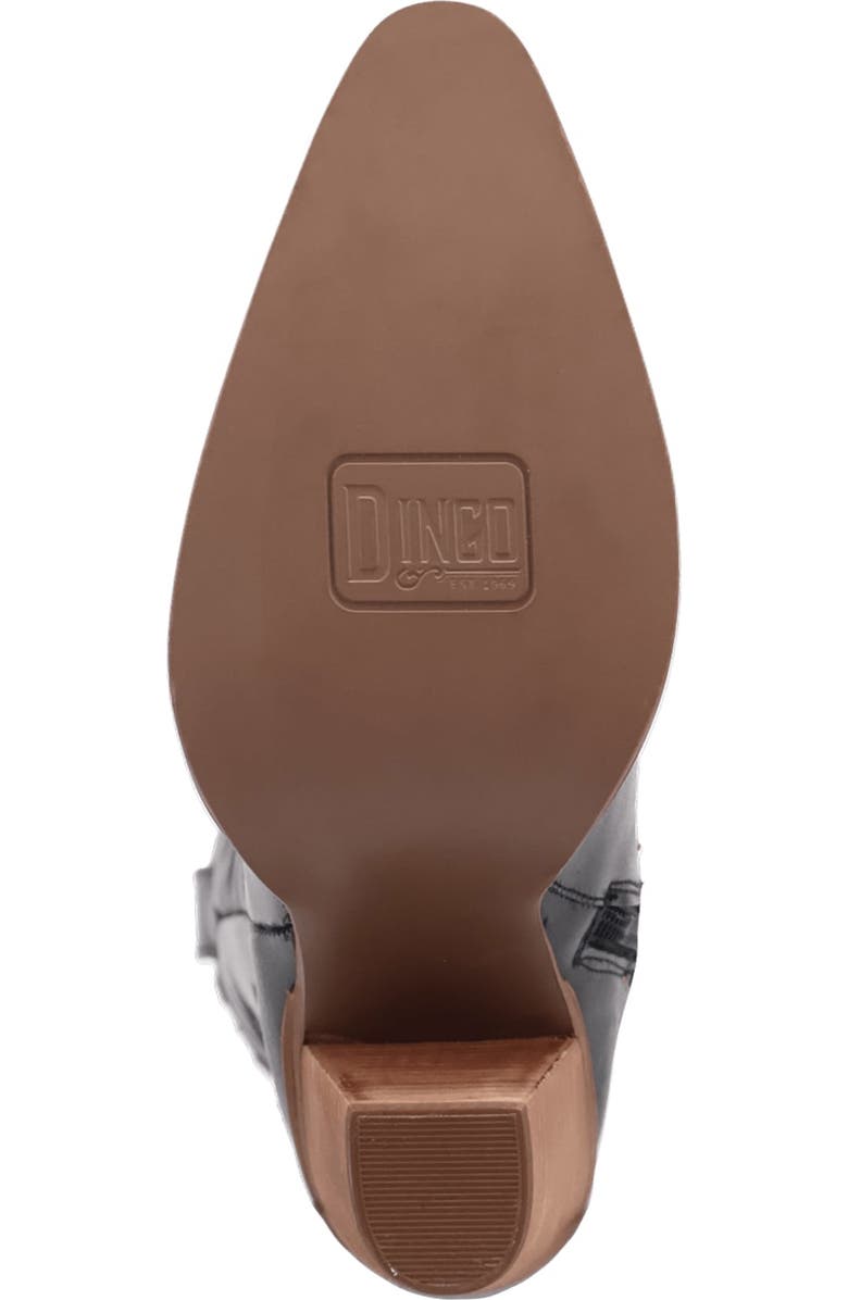 Dingo Rock N Rebel Knee High Western Boot, Alternate, color, Black