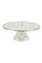 Sterling Check Pedestal Platter