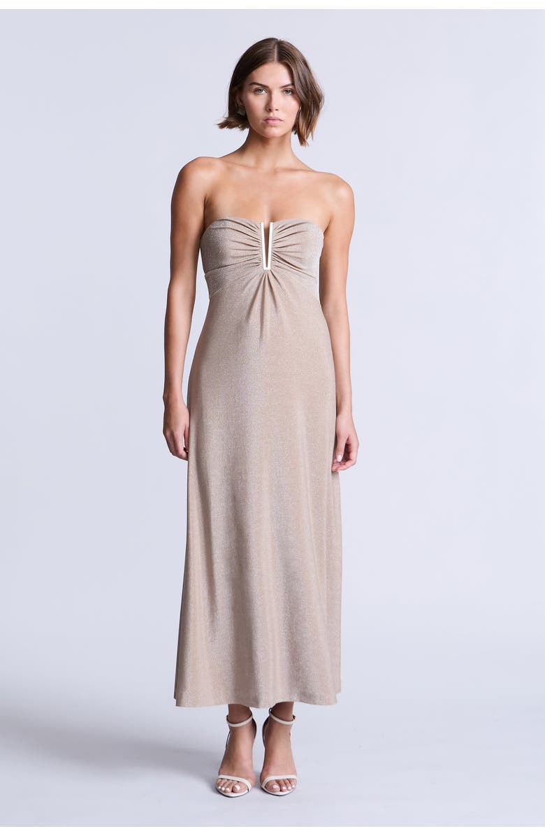 BCBG Maxazria Lola Dress, Main, color, Nude