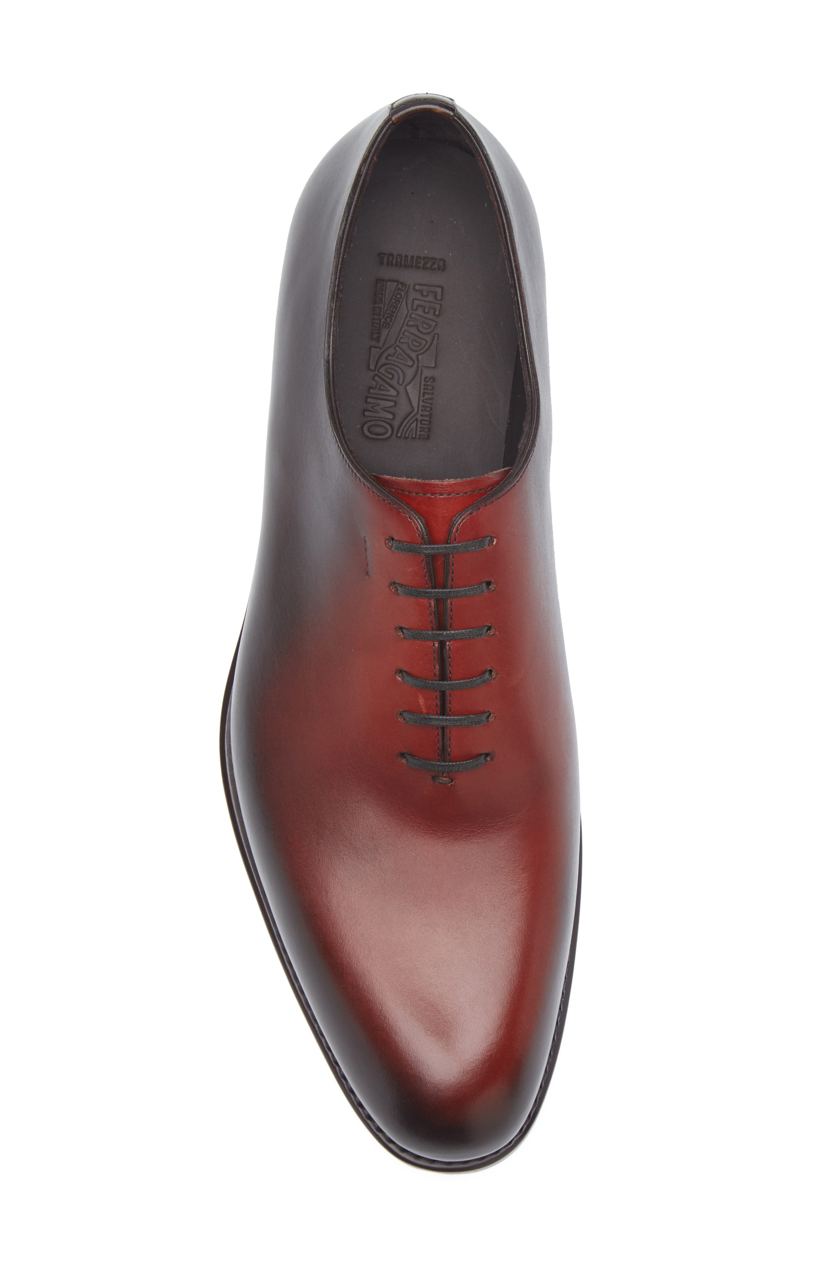 FERRAGAMO Angiolo Wholecut Shoe, Alternate, color, T.moro/ Citrus Neutro Chiaro