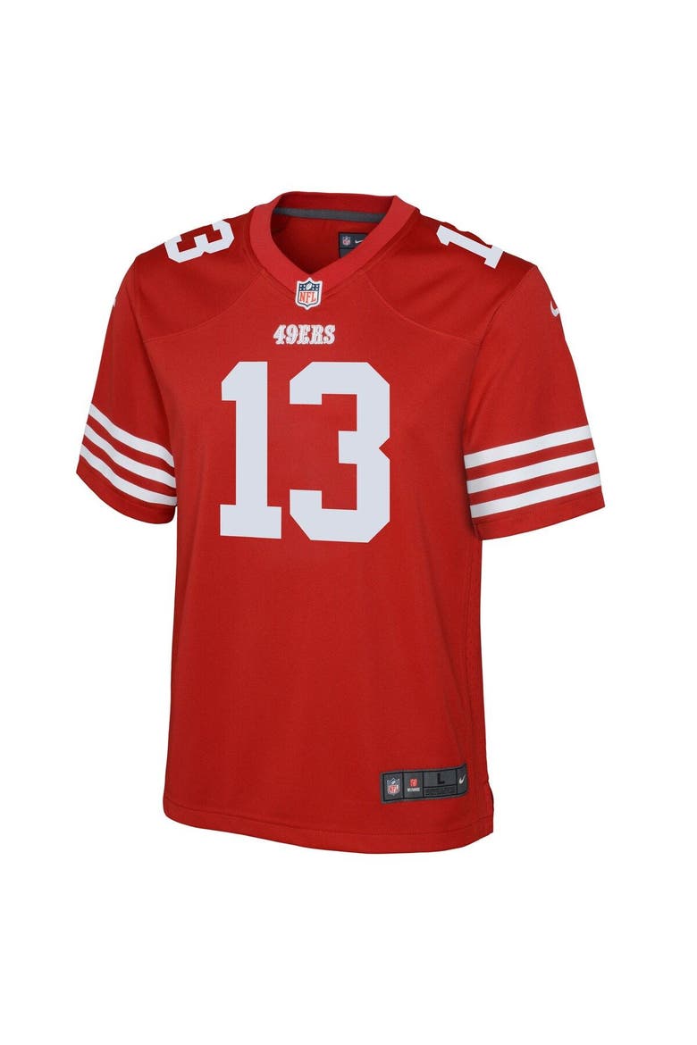 Youth Nike Brock Purdy Scarlet San Francisco 49ers Game Jersey, Alternate, color, Scarlet