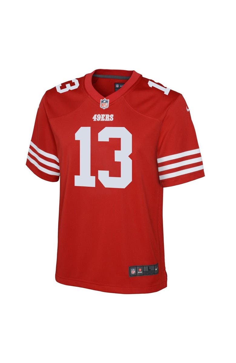Nike Youth Nike Brock Purdy Scarlet San Francisco 49ers Game Jersey, Alternate, color, Scarlet