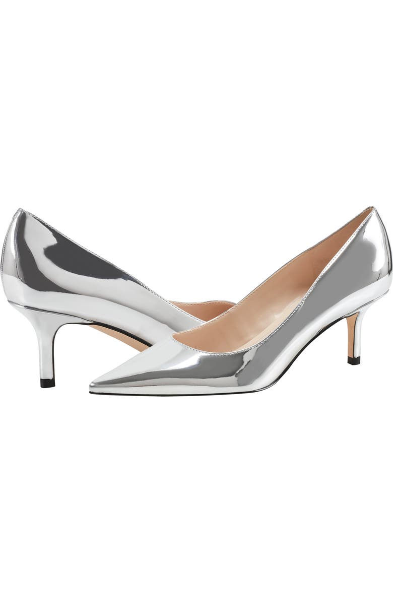Marc Fisher Alola Pointed Toe Pump, Alternate, color, Silver