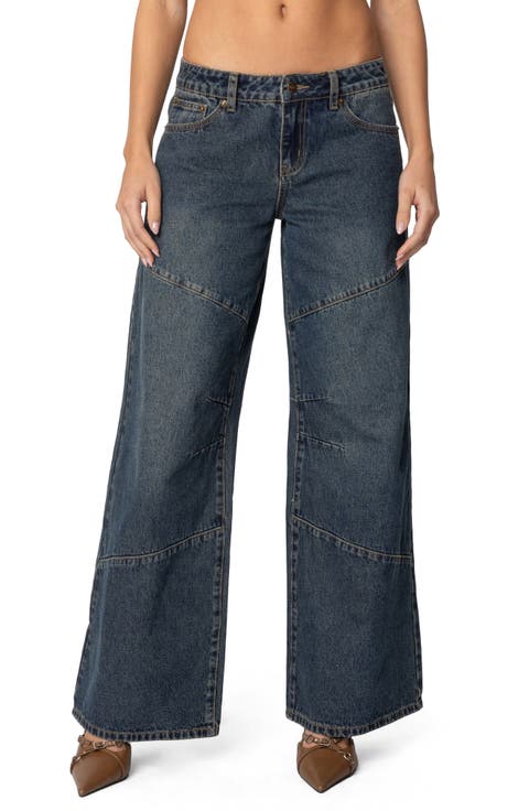 Laney Low Rise Wide Leg Jeans