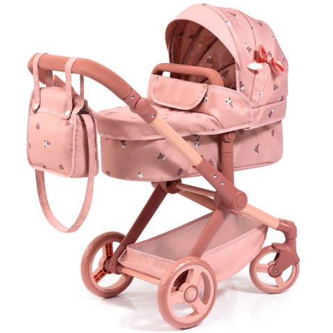 Doll Pram Xeo, 2 In 1 Pushchair & Stroller, Dolls Up To 18 Inches, Kids 3+