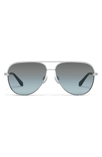 Quay High Key 64mm Oversize Aviator Sunglasses