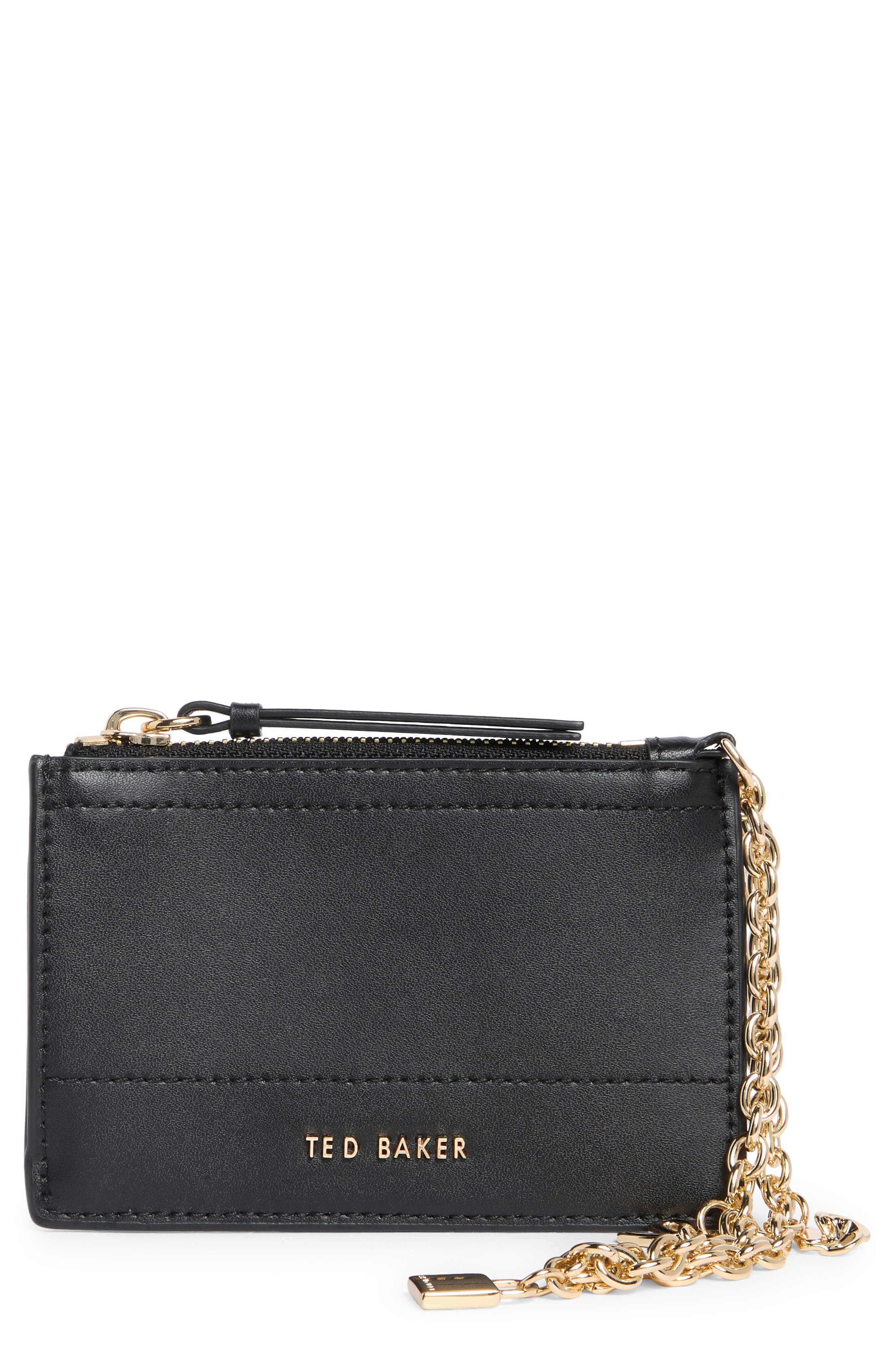 Ted Baker London Sutton Charm Leather Card Case