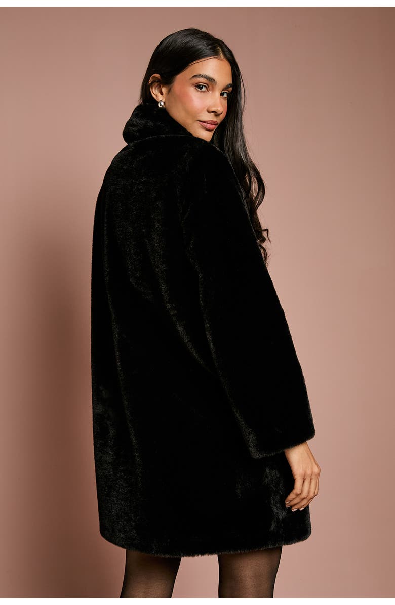 Coast Button Through Occasion Coat, Alternate, color, Black