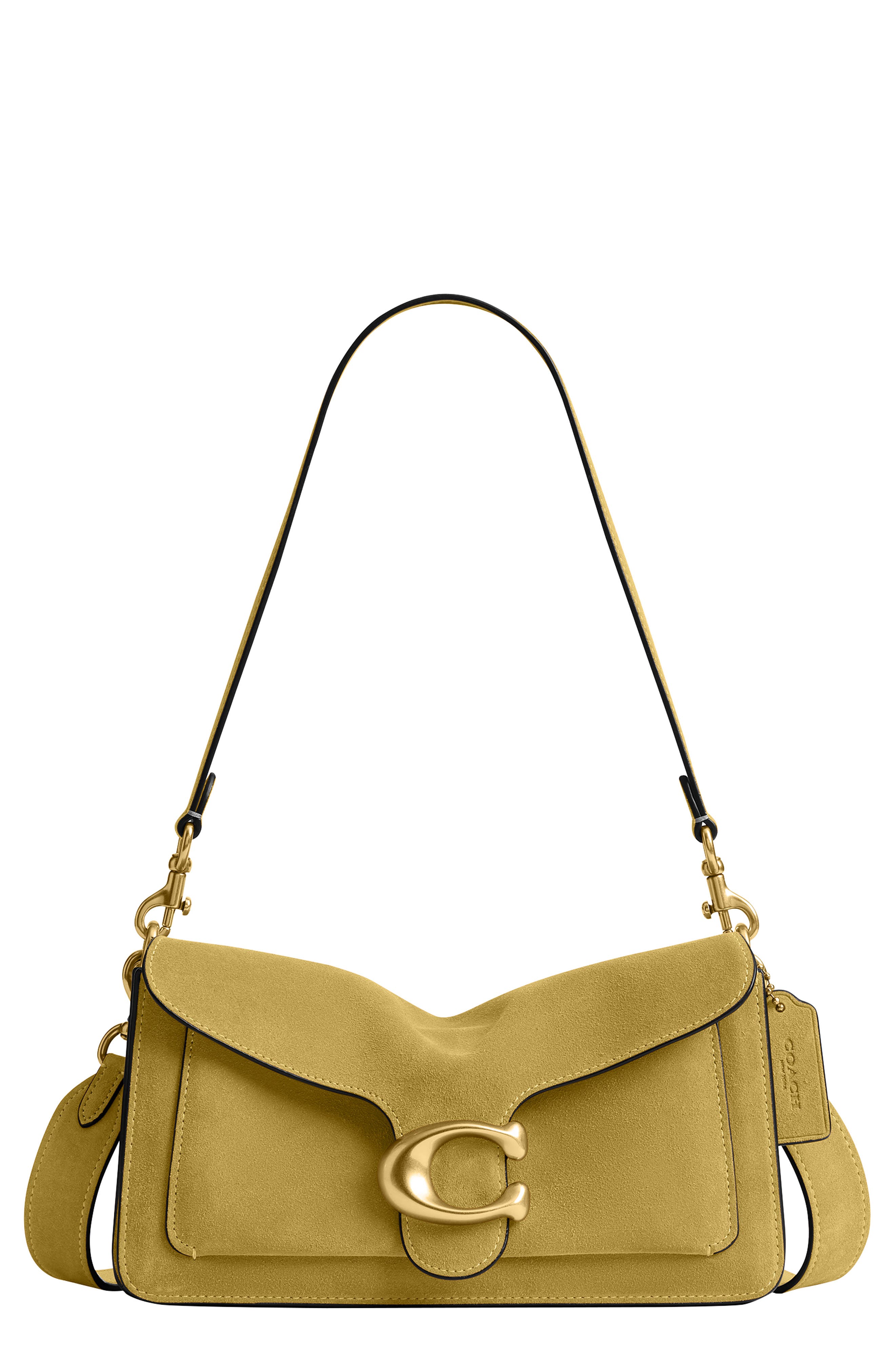 COACH Tabby 26 Suede Shoulder Bag, Main, color, 