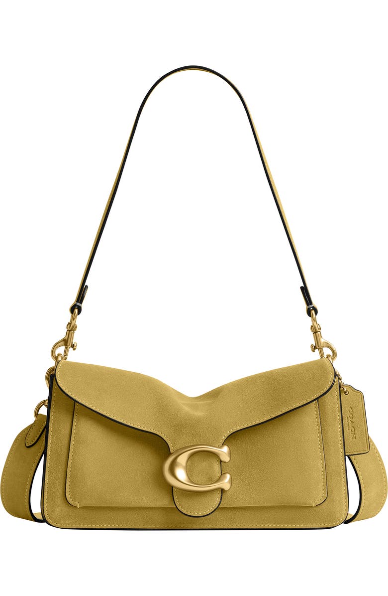 COACH Tabby 26 Suede Shoulder Bag, Main, color,