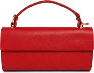 Persaman New York Evelina Leather Top Handle Clutch